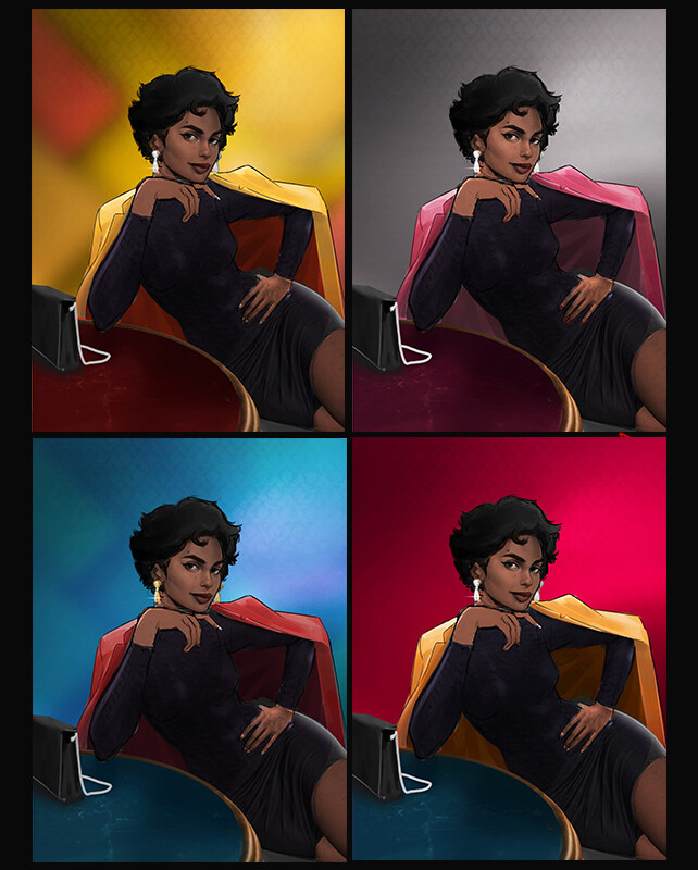 Sandra KITT: color variation