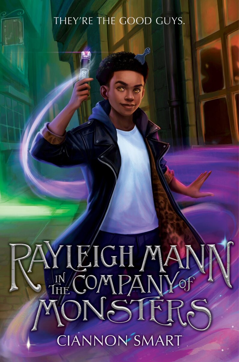 Rayleigh mann and the compan of monsters: Cover and title