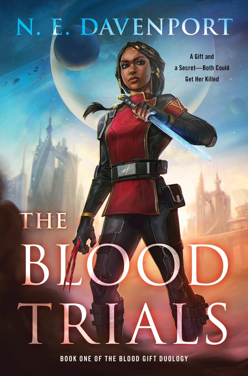 The blood trials: Final cover with title