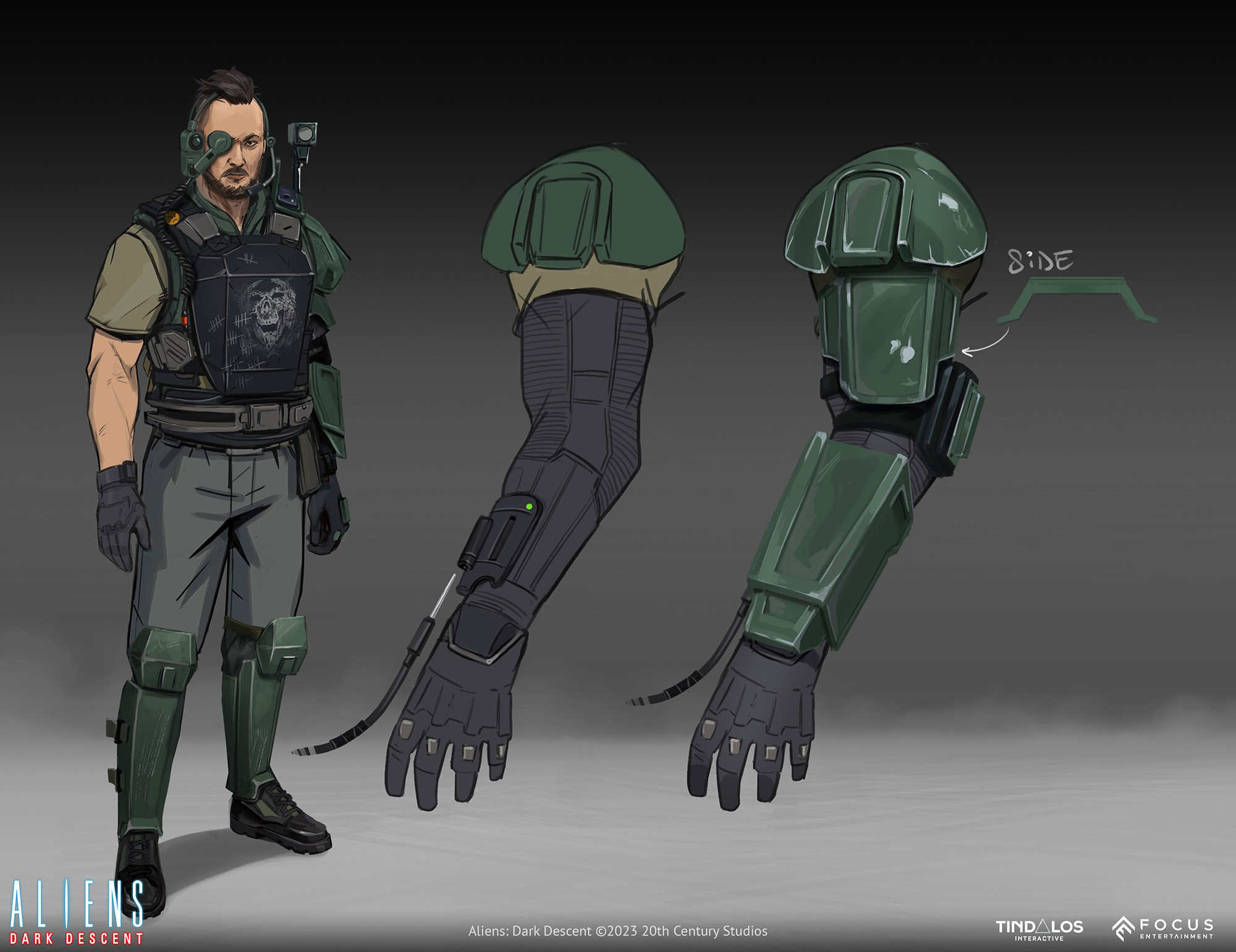 Aliens: Marine corps gunner attitude