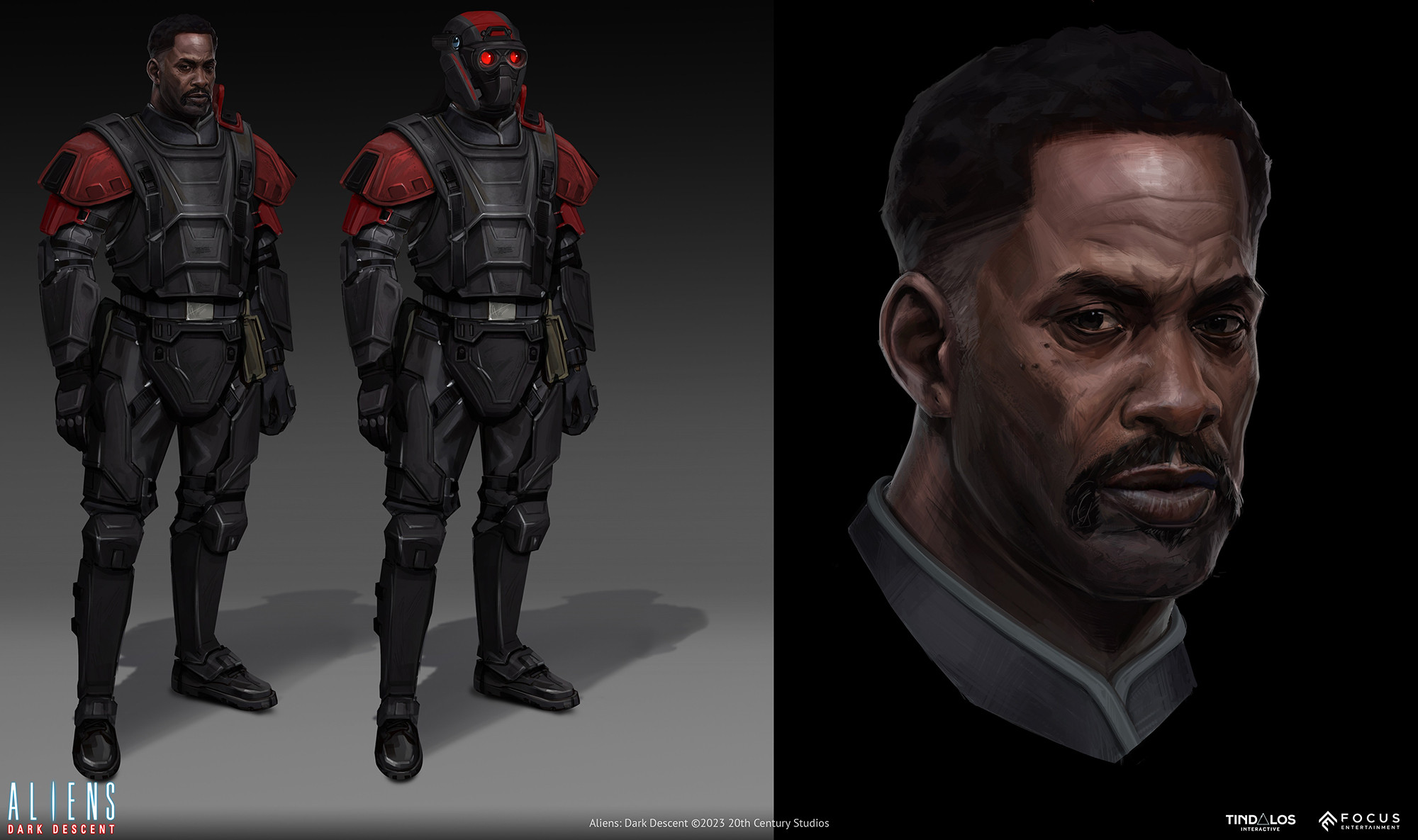 Major Theo Stern: Full armor