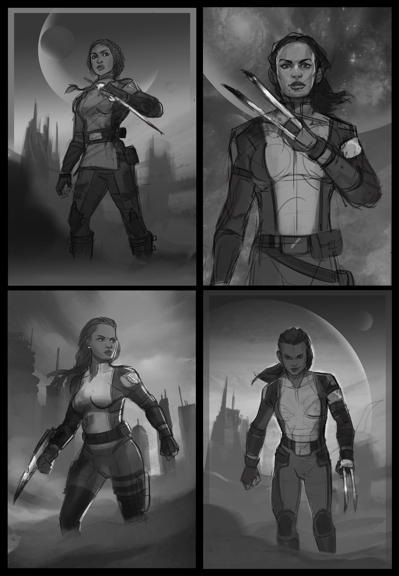 The blood trials: Some variants for the cover