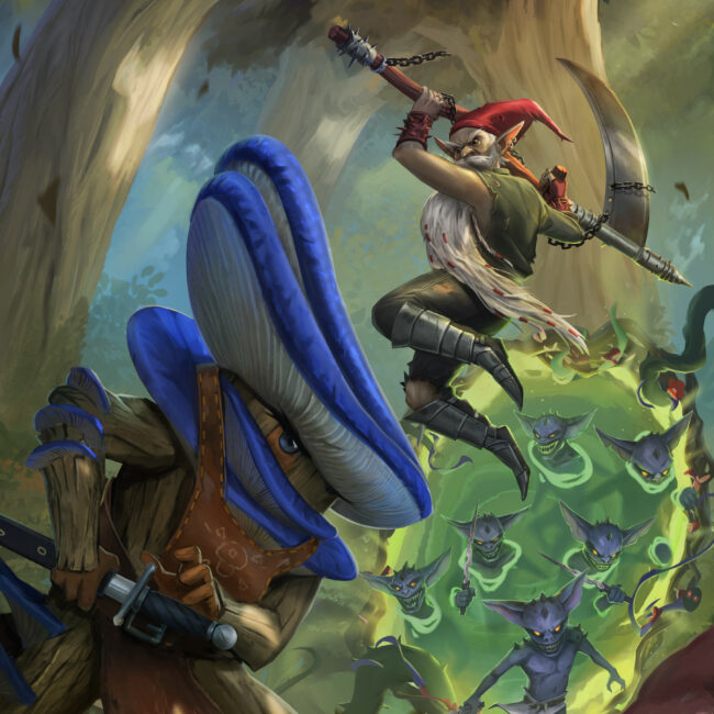 Reaching rings and the redcap