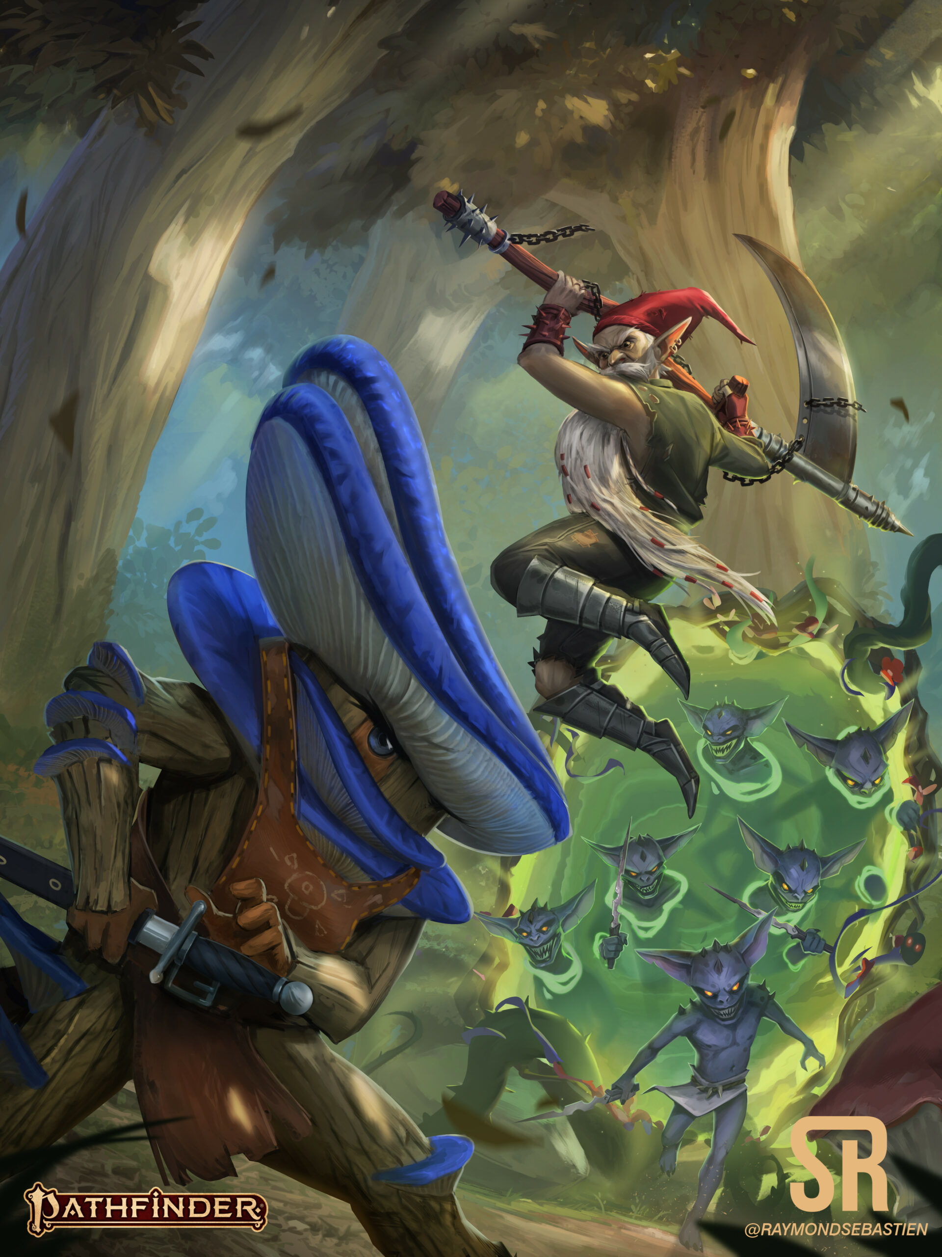 Reaching rings and the redcap